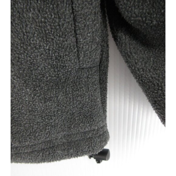 VINTAGE Champion Sweater Large Jacket Fleece Pullover 1/4 Zip Logo Y2K - Picture 5 of 13